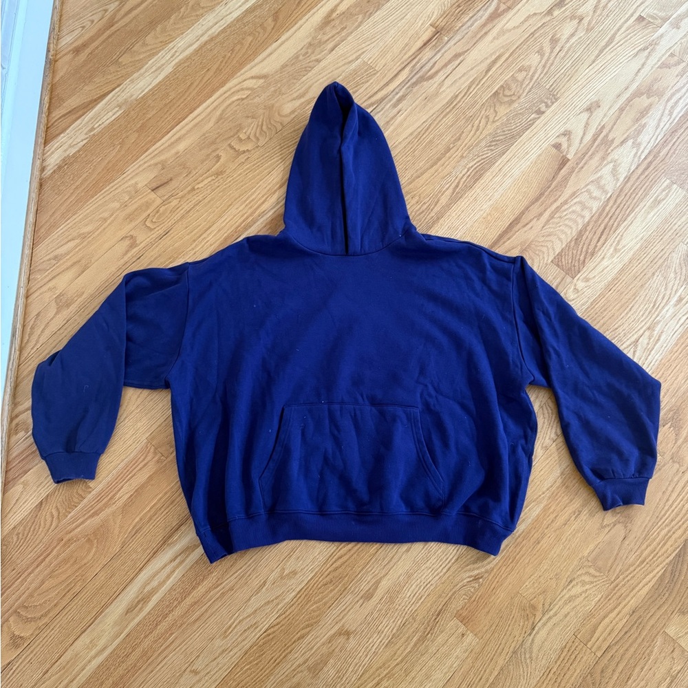 Skims hoodie deep purple fleece lined